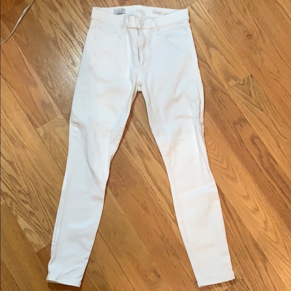 White Gap Jeans Size 27 - Picture 1 of 3
